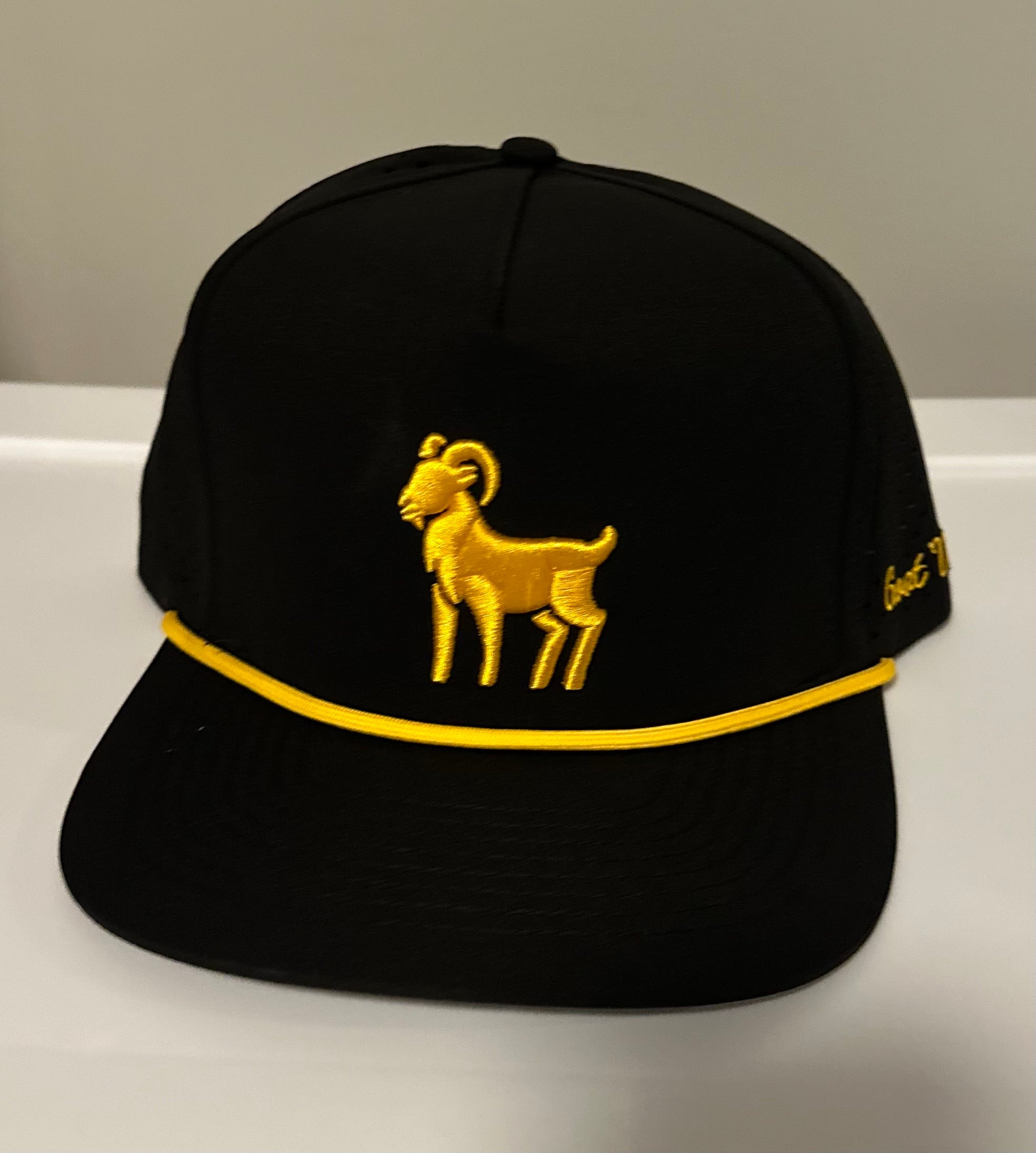 Black and Gold rope hat